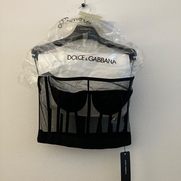 Dolce & Gabbana sheer silk blend corset - Picture 4 of 8